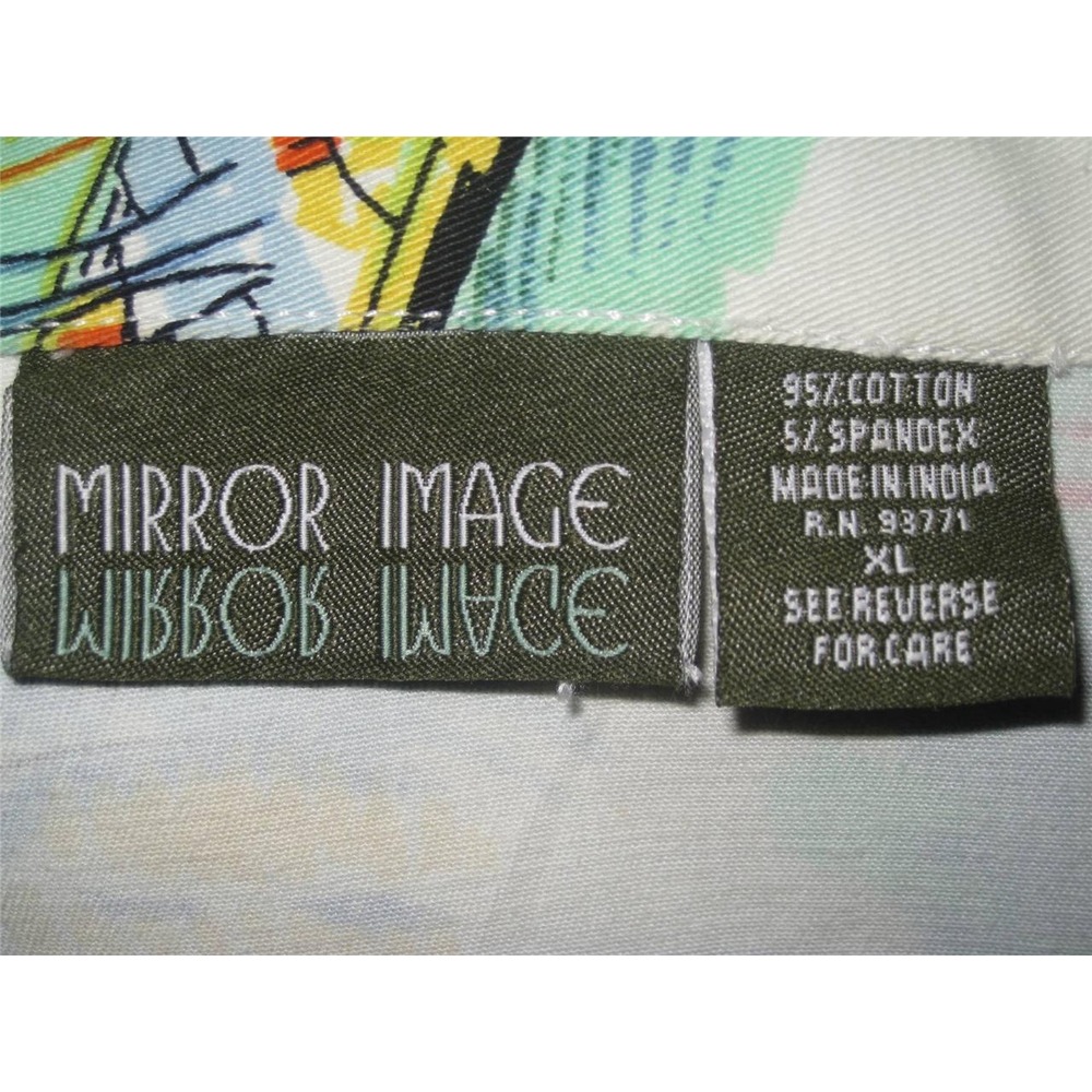Mirror Mirror misses sz XL colorful print jacket blazer Cute  b17 - Picture 3 of 3
